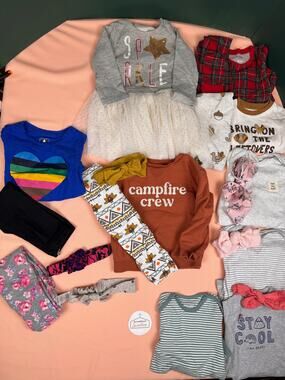 Baby Toddler Girl 24M/2T Fall Winter Clothing Bundle 17 Pieces | SKU #615
